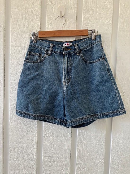 Pants - Vintage High-Rise Denim Shorts